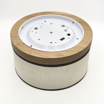 Brilagi - LED Plafonjera BELLADONNA 1xE27/15W/230V pr. 30 cm kremasta/hrast