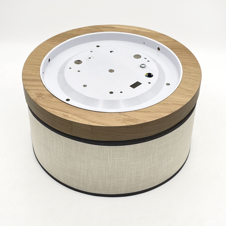 Brilagi - LED Plafonjera BELLADONNA 1xE27/15W/230V pr. 30 cm kremasta/hrast
