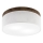 Brilagi - LED Plafonjera BELLADONNA 2xE27/15W/230V pr. 40 cm bela/hrast