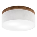 Brilagi - LED Plafonjera BELLADONNA 2xE27/15W/230V pr. 40 cm bela/hrast trešnja