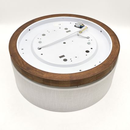 Brilagi - LED Plafonjera BELLADONNA 2xE27/15W/230V pr. 40 cm bela/hrast trešnja