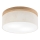 Brilagi - LED Plafonjera BELLADONNA 2xE27/15W/230V pr. 40 cm kremasta/hrast