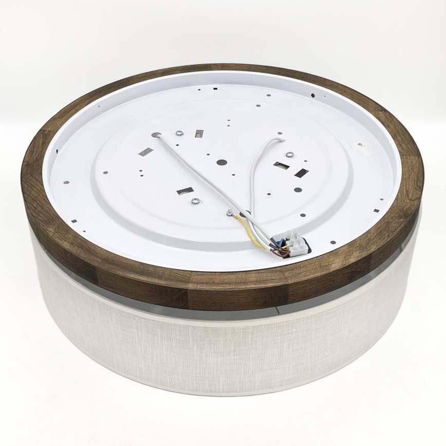 Brilagi - LED Plafonjera BELLADONNA 3xE27/15W/230V pr. 50 cm bela/hrast