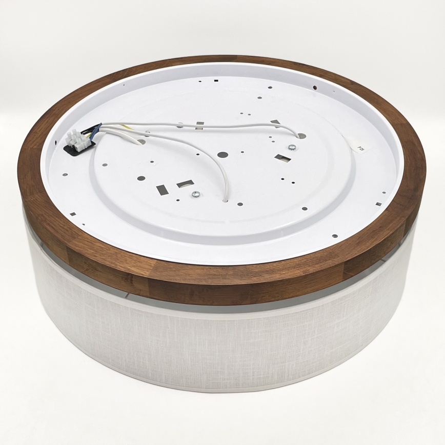 Brilagi - LED Plafonjera BELLADONNA 3xE27/15W/230V pr. 50 cm bela/hrast trešnja
