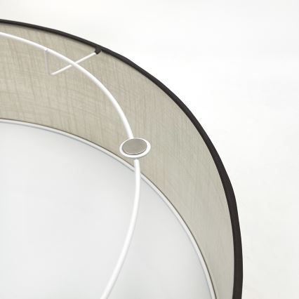 Brilagi - LED Plafonjera BELLADONNA 3xE27/15W/230V pr. 50 cm kremasta/hrast