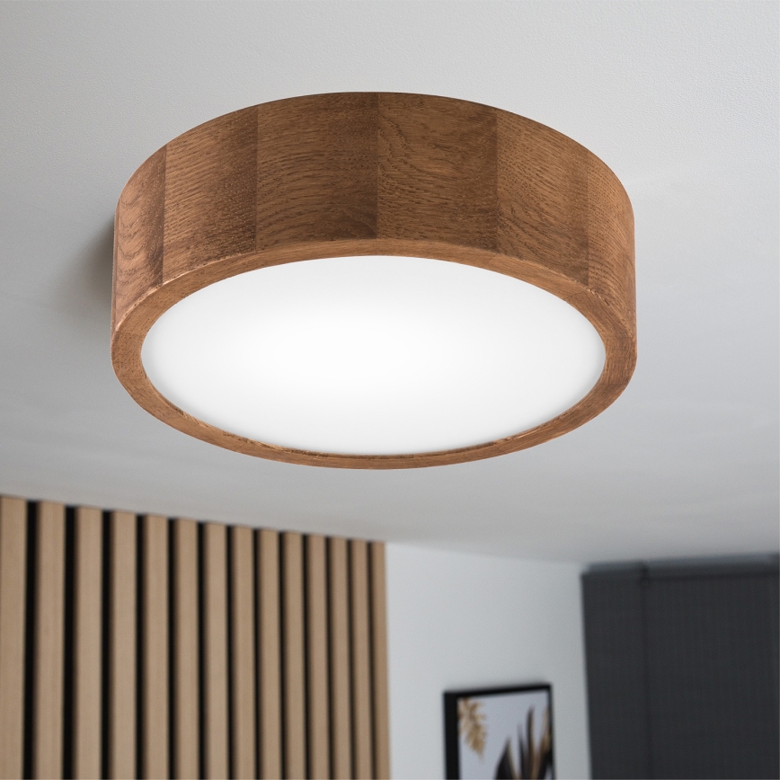 Brilagi - LED Plafonjera CARVALHO 1xE27/60W/230V hrast pr. 27 cm