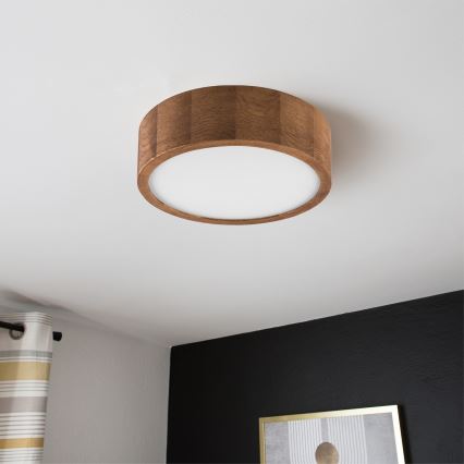 Brilagi - LED Plafonjera CARVALHO 1xE27/60W/230V hrast pr. 27 cm