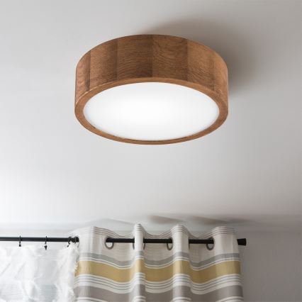 Brilagi - LED Plafonjera CARVALHO 1xE27/60W/230V hrast pr. 27 cm