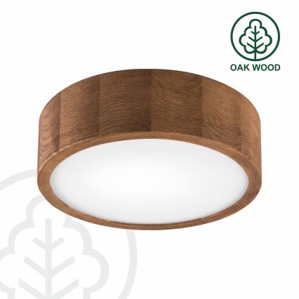 Brilagi - LED Plafonjera CARVALHO 1xE27/60W/230V hrast pr. 27 cm