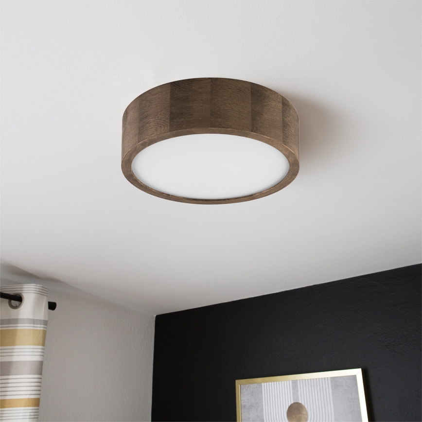 Brilagi - LED Plafonjera CARVALHO 1xE27/60W/230V hrast pr. 27 cm