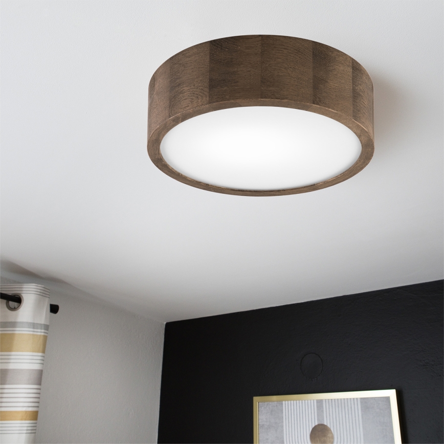 Brilagi - LED Plafonjera CARVALHO 1xE27/60W/230V hrast pr. 27 cm