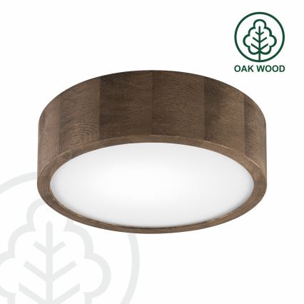 Brilagi - LED Plafonjera CARVALHO 1xE27/60W/230V hrast pr. 27 cm