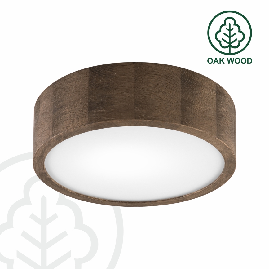 Brilagi - LED Plafonjera CARVALHO 1xE27/60W/230V hrast pr. 27 cm