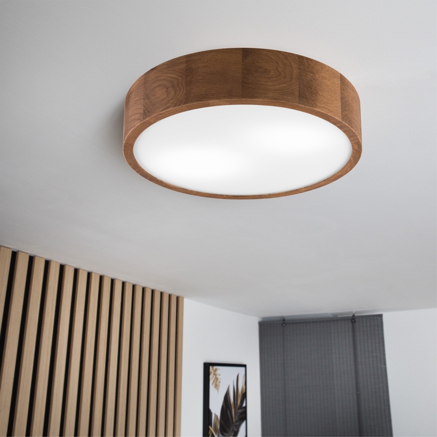 Brilagi - LED Plafonjera CARVALHO 2xE27/60W/230V hrast pr. 37 cm