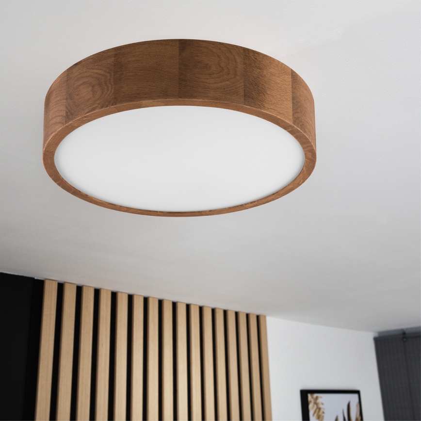 Brilagi - LED Plafonjera CARVALHO 2xE27/60W/230V hrast pr. 37 cm