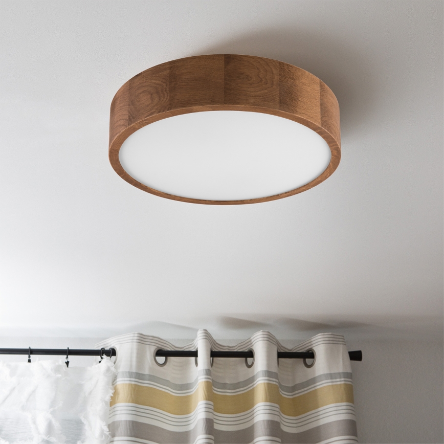 Brilagi - LED Plafonjera CARVALHO 2xE27/60W/230V hrast pr. 37 cm