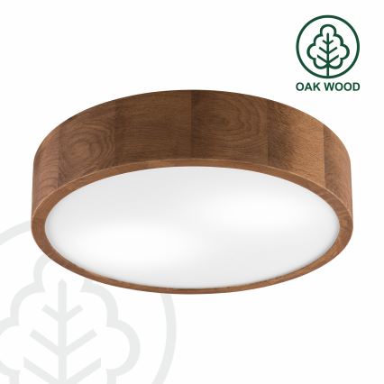 Brilagi - LED Plafonjera CARVALHO 2xE27/60W/230V hrast pr. 37 cm