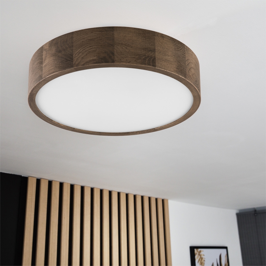 Brilagi - LED Plafonjera CARVALHO 2xE27/60W/230V hrast pr. 37 cm