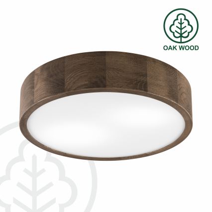 Brilagi - LED Plafonjera CARVALHO 2xE27/60W/230V hrast pr. 37 cm