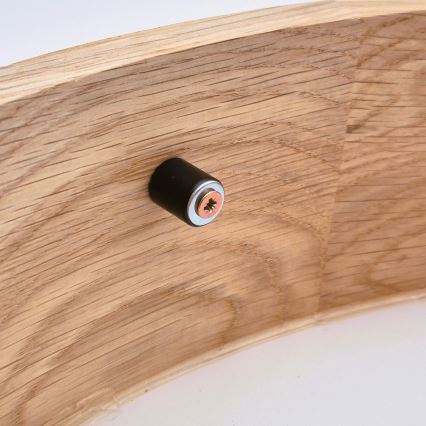 Brilagi - LED Plafonjera CARVALHO 3xE27/60W/230V hrast pr. 47,5 cm
