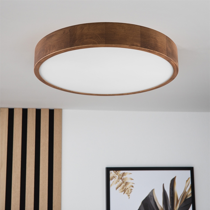 Brilagi - LED Plafonjera CARVALHO 3xE27/60W/230V hrast pr. 47 cm