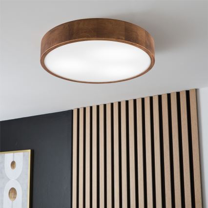 Brilagi - LED Plafonjera CARVALHO 3xE27/60W/230V hrast pr. 47 cm