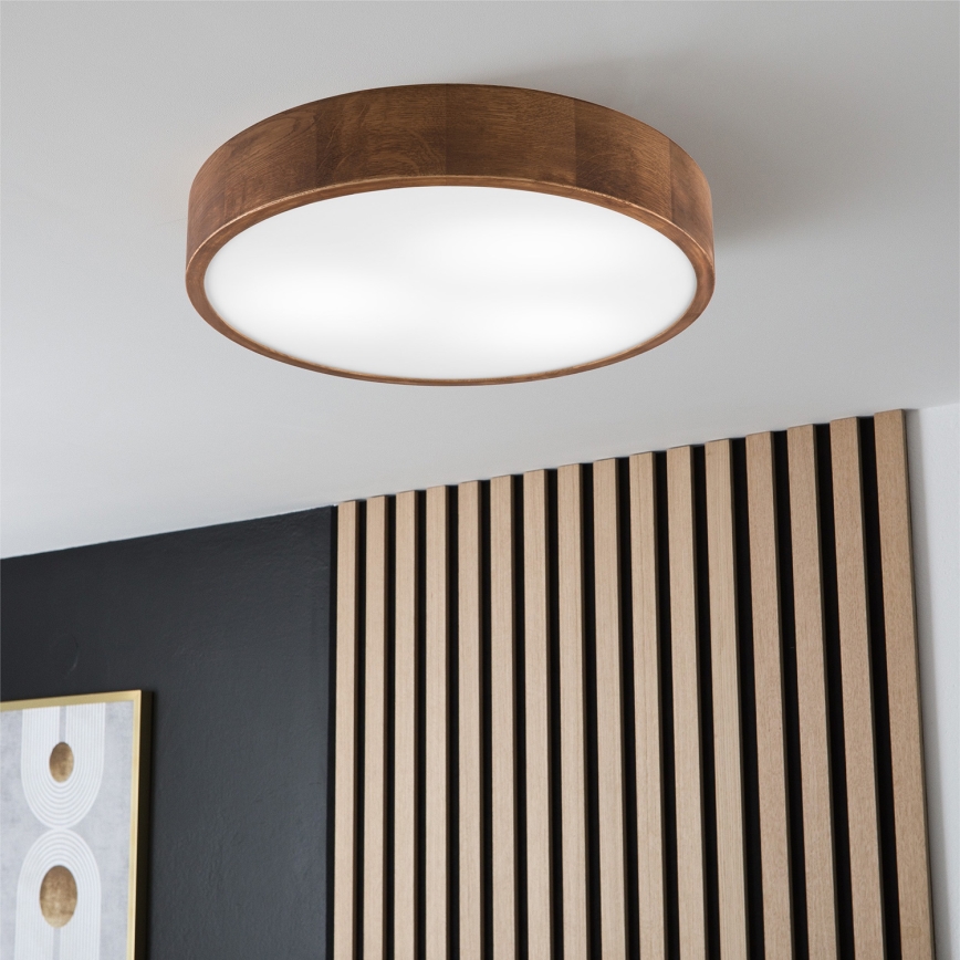 Brilagi - LED Plafonjera CARVALHO 3xE27/60W/230V hrast pr. 47 cm