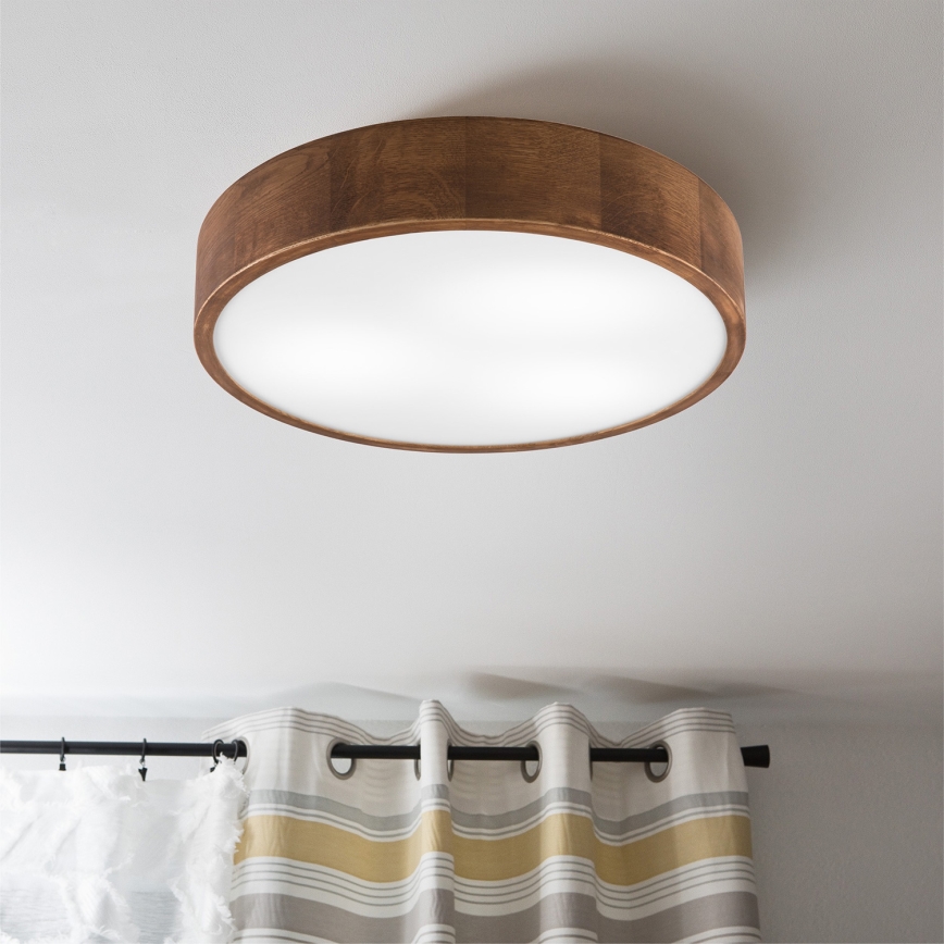 Brilagi - LED Plafonjera CARVALHO 3xE27/60W/230V hrast pr. 47 cm