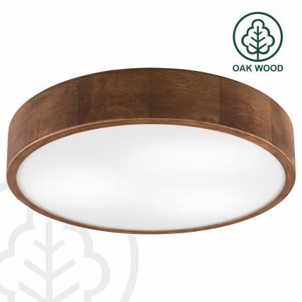 Brilagi - LED Plafonjera CARVALHO 3xE27/60W/230V hrast pr. 47 cm