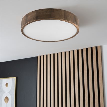 Brilagi - LED Plafonjera CARVALHO 3xE27/60W/230V hrast pr. 47 cm