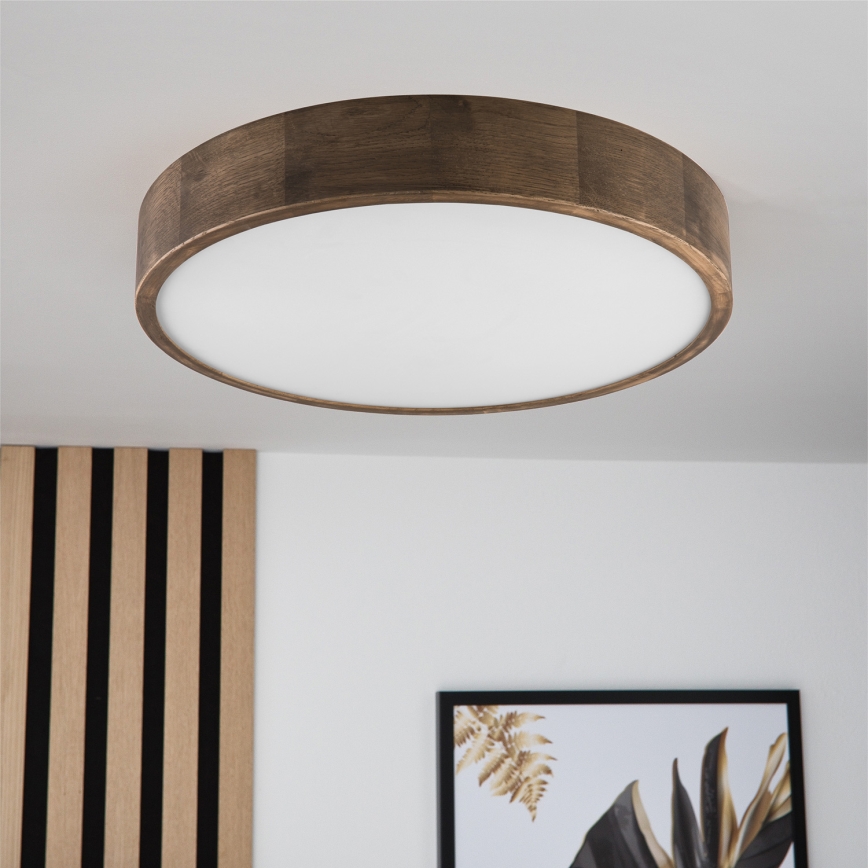 Brilagi - LED Plafonjera CARVALHO 3xE27/60W/230V hrast pr. 47 cm