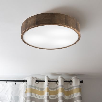 Brilagi - LED Plafonjera CARVALHO 3xE27/60W/230V hrast pr. 47 cm