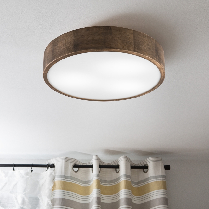 Brilagi - LED Plafonjera CARVALHO 3xE27/60W/230V hrast pr. 47 cm