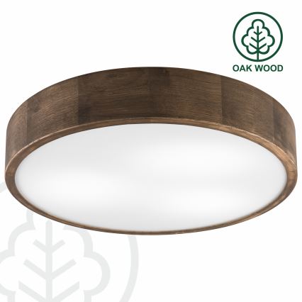 Brilagi - LED Plafonjera CARVALHO 3xE27/60W/230V hrast pr. 47 cm