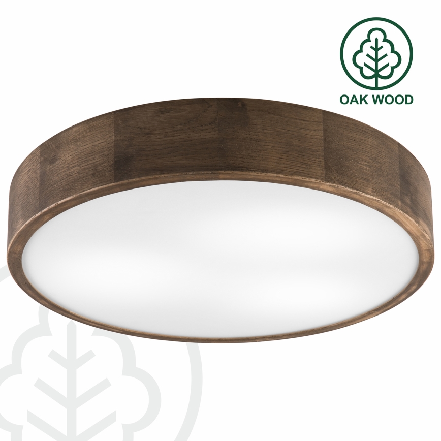 Brilagi - LED Plafonjera CARVALHO 3xE27/60W/230V hrast pr. 47 cm