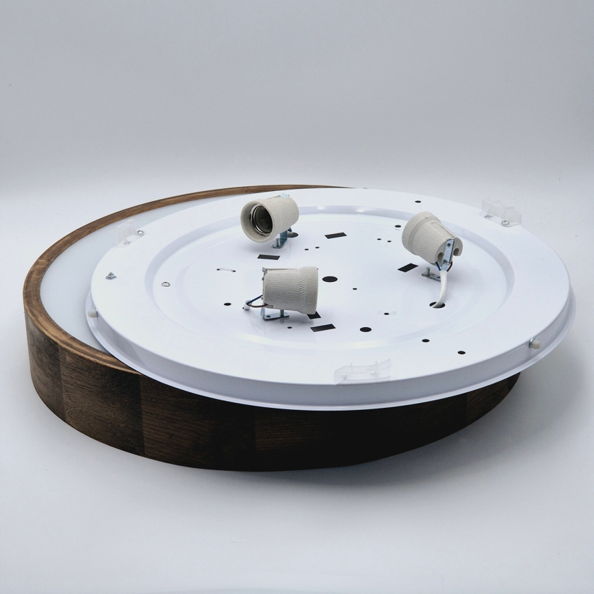 Brilagi - LED Plafonjera CARVALHO 3xE27/60W/230V hrast pr. 47 cm