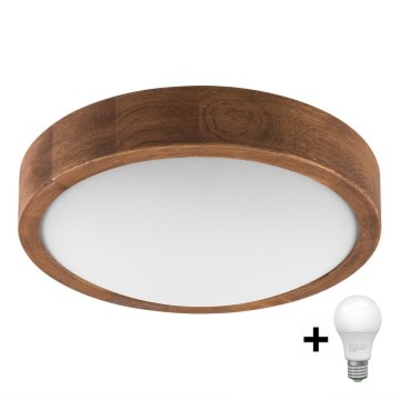 Brilagi - LED Plafonjera CARVALHO SLIM 1xE27/60W/230V hrast pr. 27 cm
