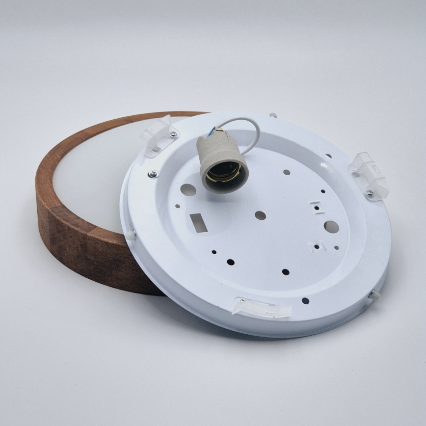 Brilagi - LED Plafonjera CARVALHO SLIM 1xE27/60W/230V hrast pr. 27 cm