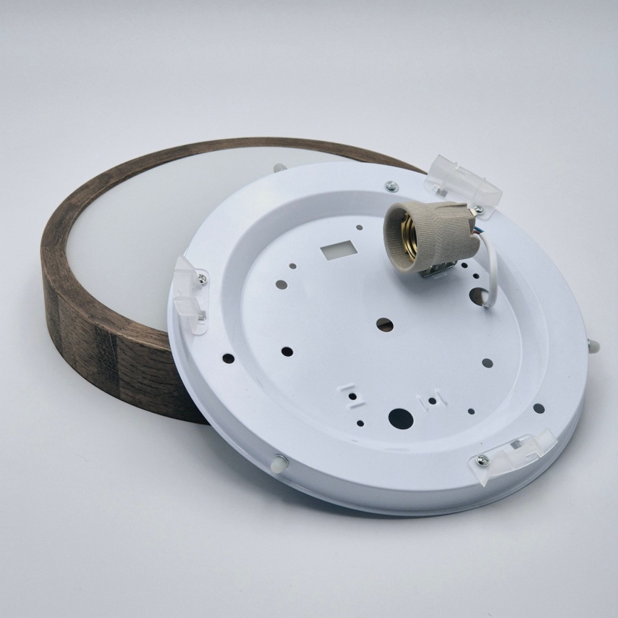 Brilagi - LED Plafonjera CARVALHO SLIM 1xE27/60W/230V hrast pr. 27 cm