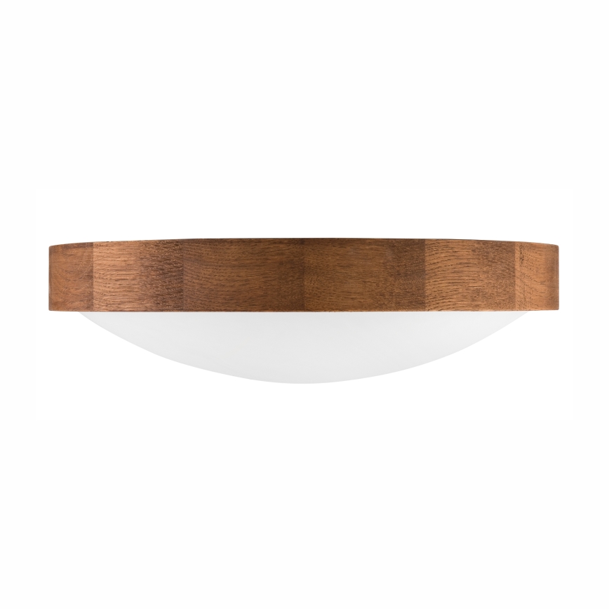Brilagi - LED Plafonjera CARVALHO SLIM 2xE27/60W/230V hrast trešnja pr. 37 cm