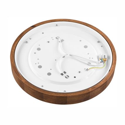 Brilagi - LED Plafonjera CARVALHO SLIM 2xE27/60W/230V hrast trešnja pr. 37 cm