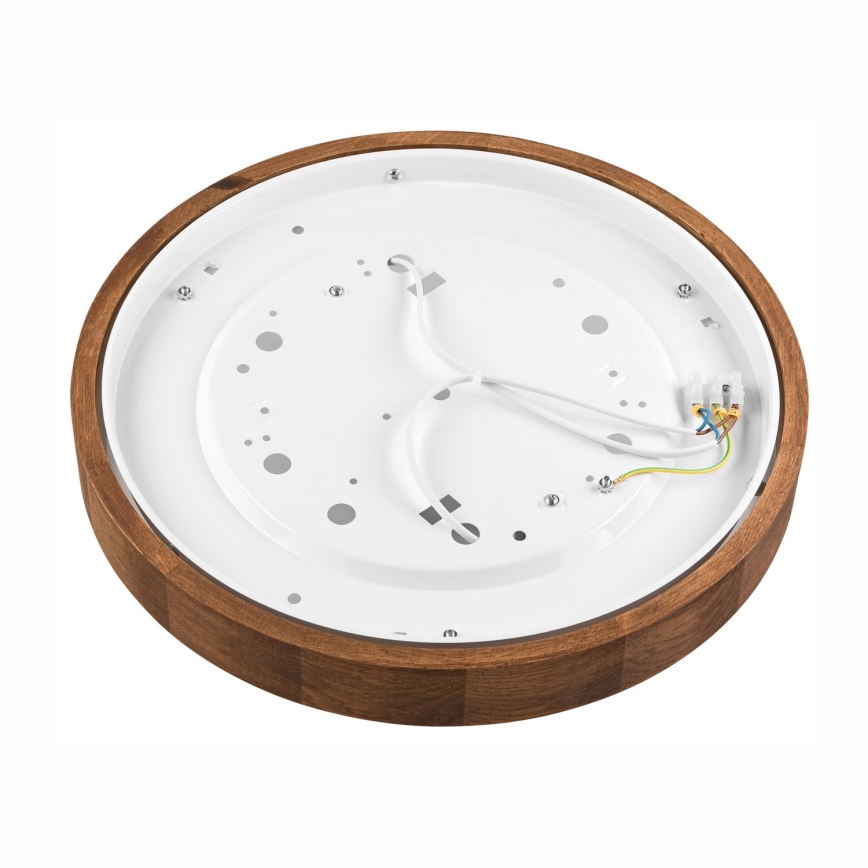 Brilagi - LED Plafonjera CARVALHO SLIM 2xE27/60W/230V hrast trešnja pr. 37 cm