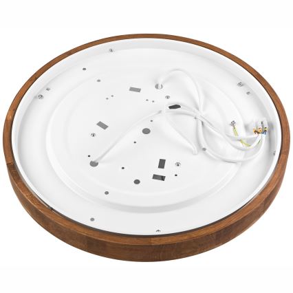 Brilagi - LED Plafonjera CARVALHO SLIM 3xE27/60W/230V hrast trešnja pr. 47 cm