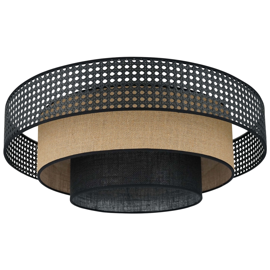 Brilagi - LED Plafonjera DAKOTA LUNETA LED/12W/230V pr. 60 cm 3000K/4000K/6400K crno/bež