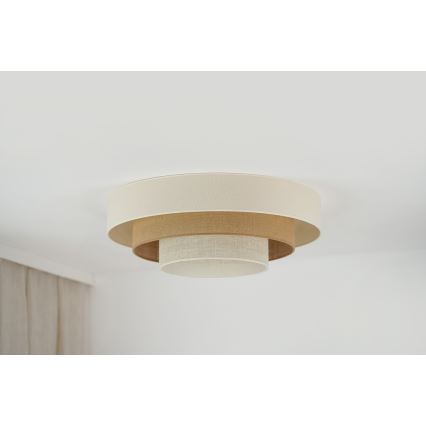 Brilagi - LED Plafonjera DENVER LUNETA LED/12W/230V pr. 60 cm 3000K/4000K/6400K bež/kremasta