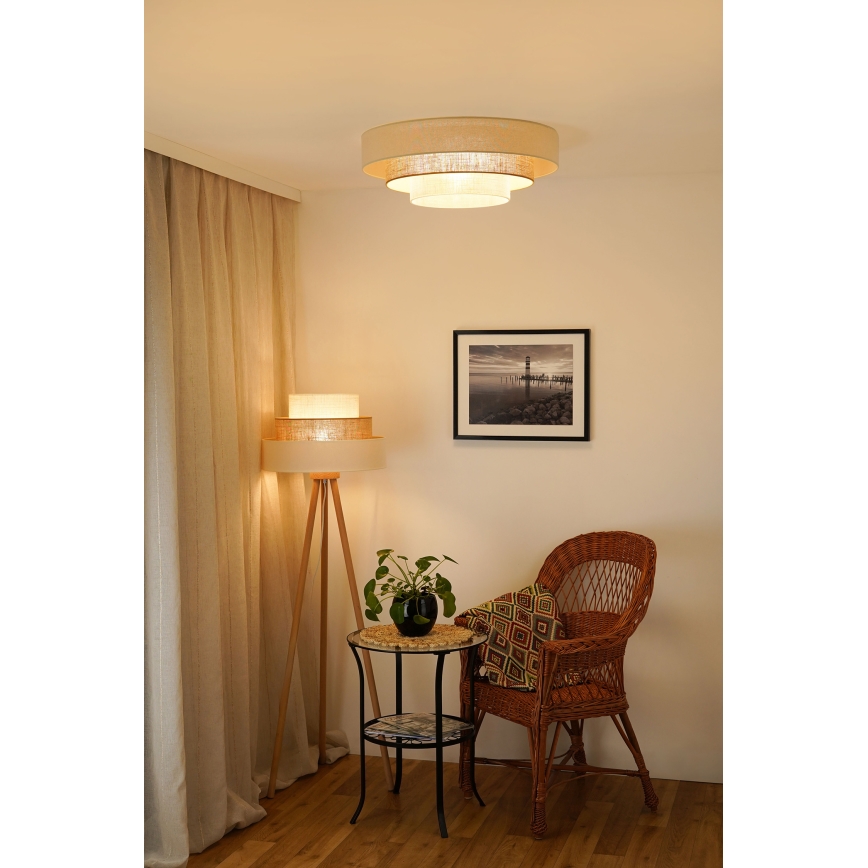 Brilagi - LED Plafonjera DENVER LUNETA LED/12W/230V pr. 60 cm 3000K/4000K/6400K bež/kremasta