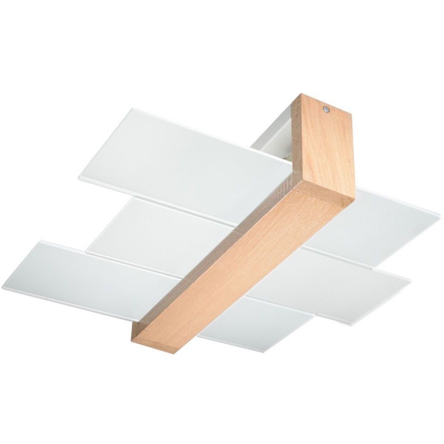 Brilagi -  LED Plafonjera HERA 2xE27/7,5W/230V drvo