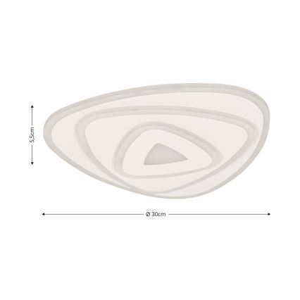 Brilagi - LED Prigušiva plafonjera MODERN MINI LED/45W/230V 3000/4000/6000K + daljinski upravljač
