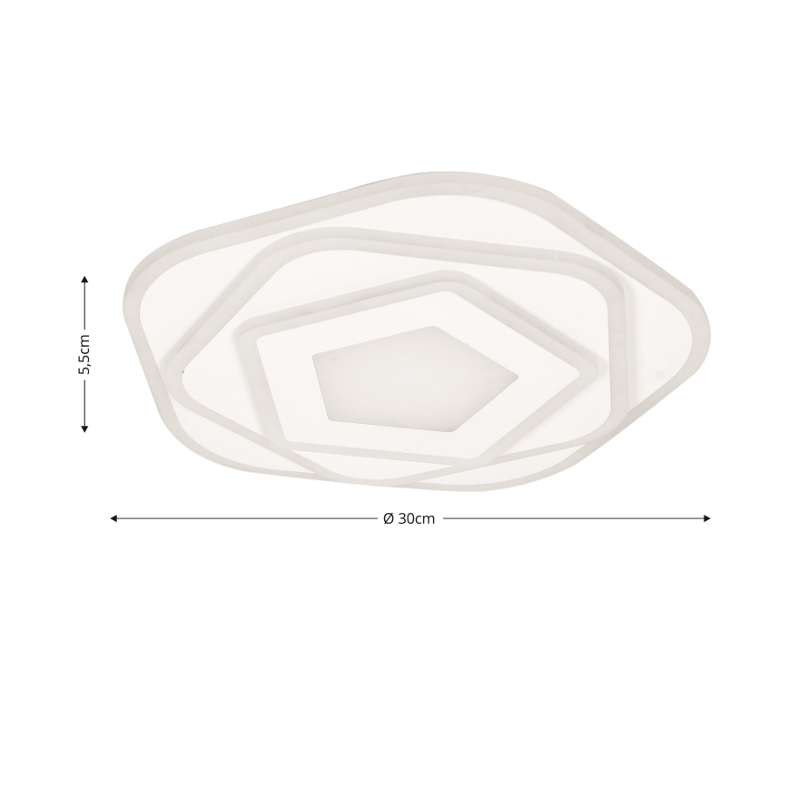 Brilagi - LED Prigušiva plafonjera MODERN MINI LED/53W/230V 3000/4000/6000K + daljinski upravljač