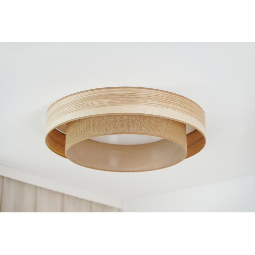 Brilagi - LED Plafonjera MONTANA BOHO LED/26W/230V pr. 60 cm braon